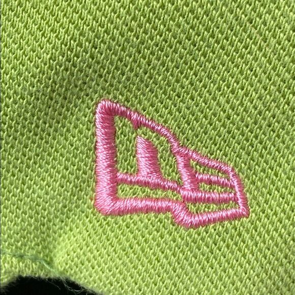New Era Women's Lime Green & Pink Boston Red Sox Baseball Hat Cap Street Casual - Picture 3 of 10